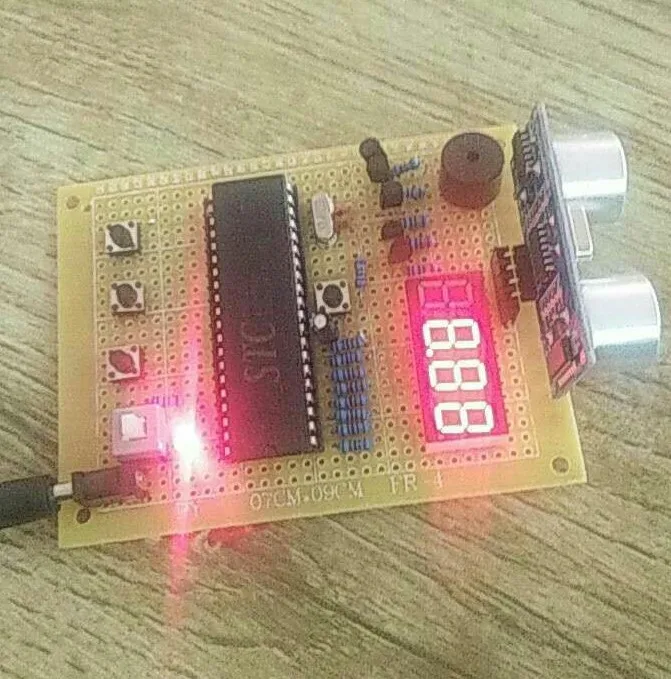 Ультразвуковой дальномер DIY kit электронный реверсивный радар анти-сигнализация о
