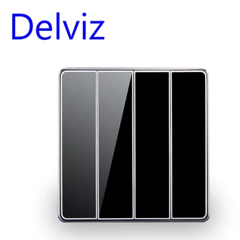 Light wall switch Four open switch Square acrylic crystal glass panel Simple and comfortable Power switch panel 16A AC 110V-250V
Light wall switch Four open switch Square acrylic crystal glass panel Simple and comfortable Power switch panel 16A AC 110V-250V