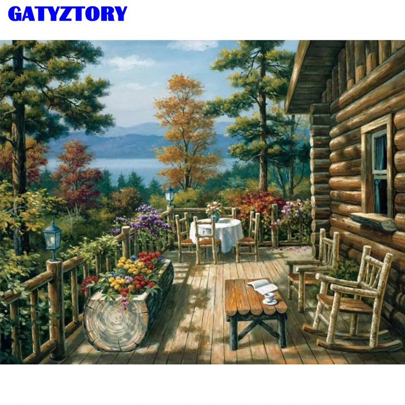GATYZTORY Frame DIY Painting By Numbers Kit House Landscape Wall Art Picture Coloring By Numbers For Home Decors Artowrk
GATYZTORY Frame DIY Painting By Numbers Kit House Landscape Wall Art Picture Coloring By Numbers For Home Decors Artowrk