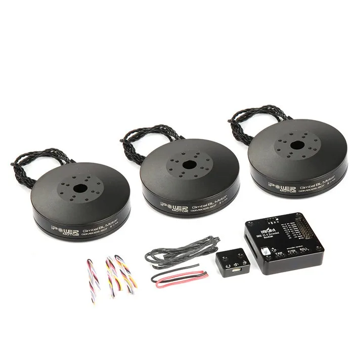 3pcs iPower GBM8028-90T Gimbal Motor with AlexMos 32 BIT Extended BGC Combo Set for 3 axis Brushless Gimbal Stabilizer
3pcs iPower GBM8028-90T Gimbal Motor with AlexMos 32 BIT Extended BGC Combo Set for 3 axis Brushless Gimbal Stabilizer