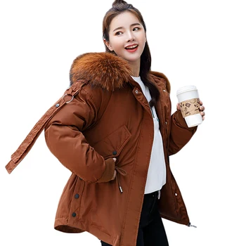 Parkas Mujer 2019 Short Winter Jacket Women Hooded Winter Coat Women Loose Parka Fur Collar Cotton Padded Jacket 7 Colors D552
Parkas Mujer 2019 Short Winter Jacket Women Hooded Winter Coat Women Loose Parka Fur Collar Cotton Padded Jacket 7 Colors D552