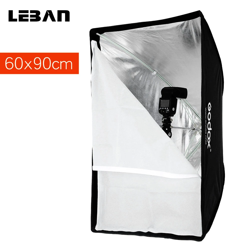 Godox Portable 60 * 90cm 24" * 35" Umbrella Photo Softbox Reflector for Studio Photography Flash Speedlight
Godox Portable 60 * 90cm 24" * 35" Umbrella Photo Softbox Reflector for Studio Photography Flash Speedlight