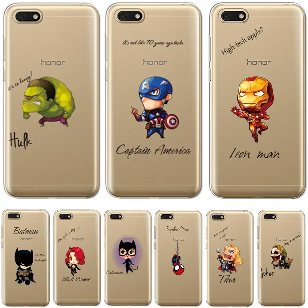 Marvel case For Huawei Honor 7A Case 5.45" Phone Case on Huawei Honor 7A 7 A DUA-L22 Russian Silicone Back Cover Coque bumper
Marvel case For Huawei Honor 7A Case 5.45" Phone Case on Huawei Honor 7A 7 A DUA-L22 Russian Silicone Back Cover Coque bumper
