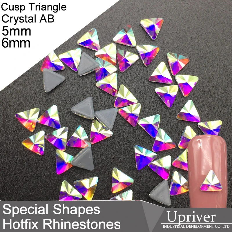 Upriver 5mm 6mm Crystal AB Hotfix Rhinestones Iron On CuspTriangle Hot Fix Rhinestones
Upriver 5mm 6mm Crystal AB Hotfix Rhinestones Iron On CuspTriangle Hot Fix Rhinestones