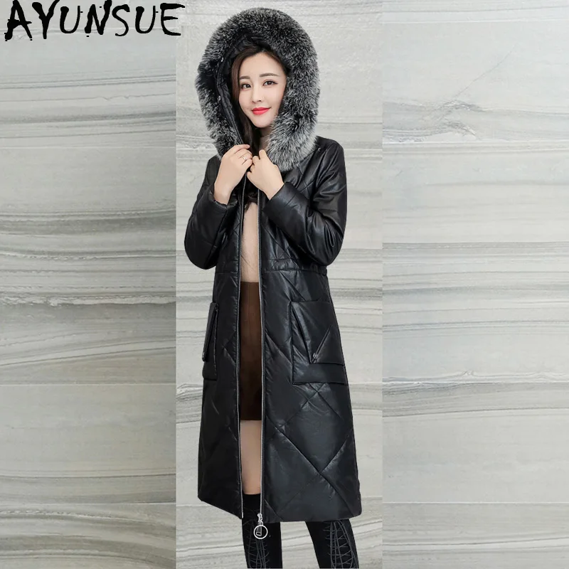 AYUNSUE Leather Jacket Women Winter 2019 Long Coat Female Faux Leather Jackets Women Pink Parkas Chaqueta Mujer Cuero KJ1051
AYUNSUE Leather Jacket Women Winter 2019 Long Coat Female Faux Leather Jackets Women Pink Parkas Chaqueta Mujer Cuero KJ1051