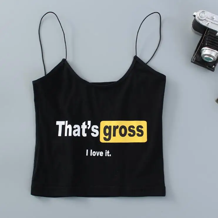 2017 for women harajuku women tank pink sexy thats gross I love it letters pattern cute crop tank crop top crop camis
2017 for women harajuku women tank pink sexy thats gross I love it letters pattern cute crop tank crop top crop camis