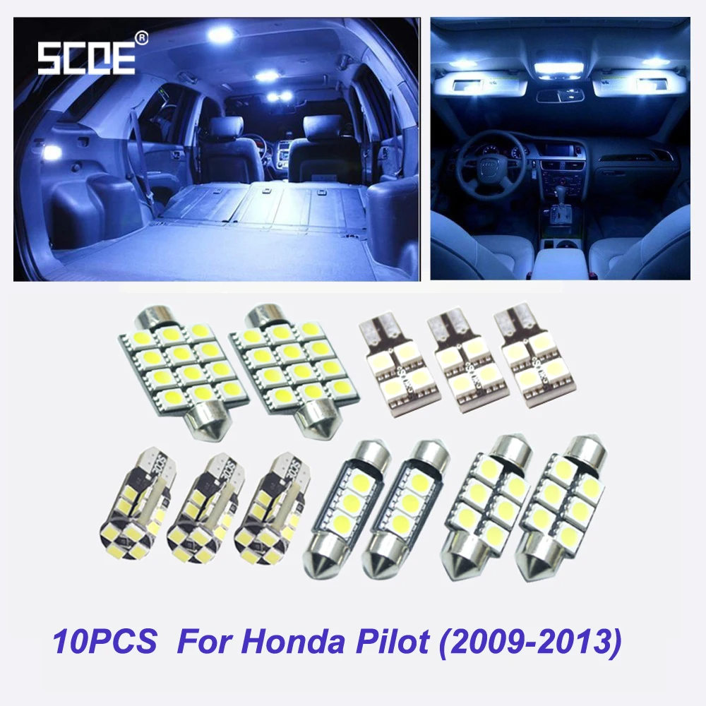 10 шт. светодиодные ламсветильник для чтения Honda Pilot(2009-2013) | Автомобили и мотоциклы