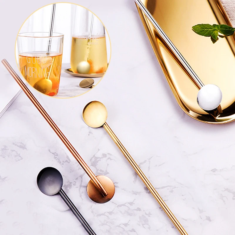 Creative Multiple Colors Stainless Steel Drink Tool Bar Tea Straw Spoon Mirror Surface Fruit Juice Mixing Rod Cocktail Straws
Creative Multiple Colors Stainless Steel Drink Tool Bar Tea Straw Spoon Mirror Surface Fruit Juice Mixing Rod Cocktail Straws