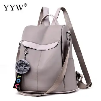 Women Concise Backpack casual Schoolbag Knap-sack Anti-theft Design And Waterproof Oxford Backpacks with fur ball mochila mujer
Women Concise Backpack casual Schoolbag Knap-sack Anti-theft Design And Waterproof Oxford Backpacks with fur ball mochila mujer