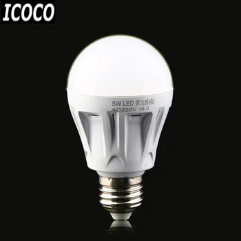 ICOCO 2017 New Arrival E27 LED Microwave Radar Motion Ambient Sensor Light Lamp Bulb AC85-265V 5W for Corridor Garage Yard
ICOCO 2017 New Arrival E27 LED Microwave Radar Motion Ambient Sensor Light Lamp Bulb AC85-265V 5W for Corridor Garage Yard