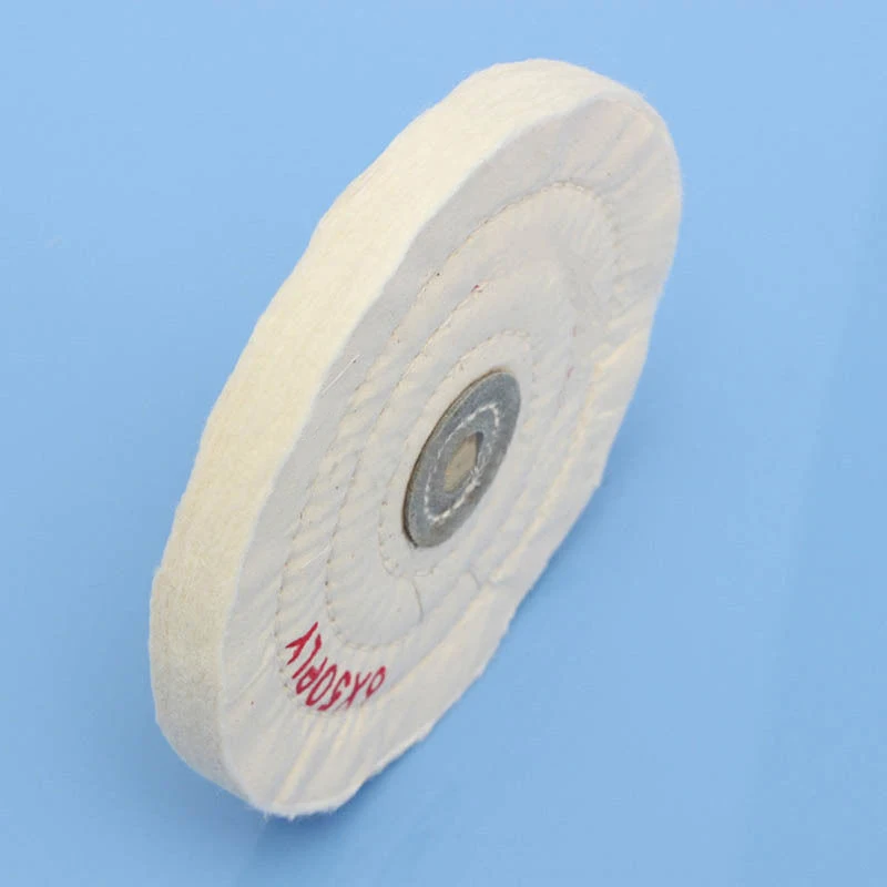 6 inch Buffing Polishing Wheel 1/2 inch Arbor Buffer Polish Pad 50 Play for Wood Metal Polishing Abrasive Tools Mayitr