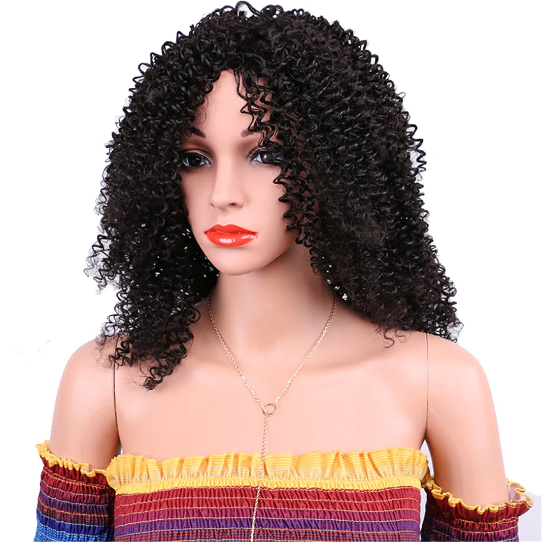FSR Afro Kinky Curly Wig Natural Black Hair Color African American Bob Wigs Short Shoulder Length Curly Synthetic wigs for women
FSR Afro Kinky Curly Wig Natural Black Hair Color African American Bob Wigs Short Shoulder Length Curly Synthetic wigs for women