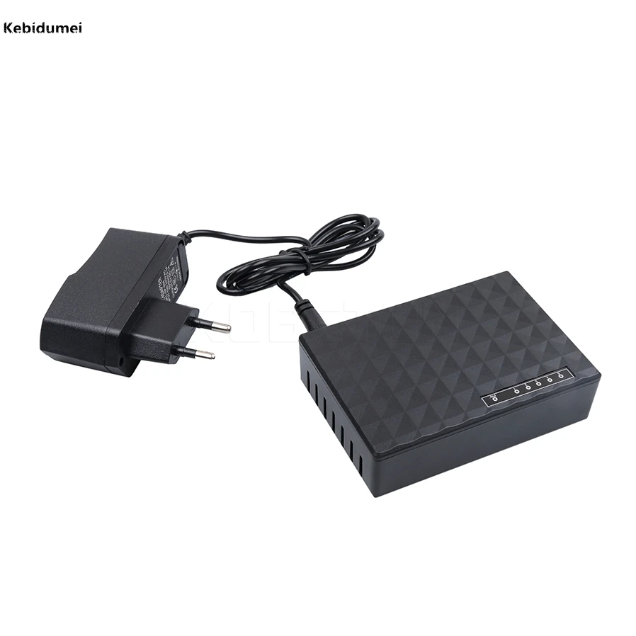 kebidumei 2016 Universal High Performance Desktop Plastic Mini Smart Adapter 5 Ports 10/100Mbps Base Ethernet Network Switch Hub
kebidumei 2016 Universal High Performance Desktop Plastic Mini Smart Adapter 5 Ports 10/100Mbps Base Ethernet Network Switch Hub