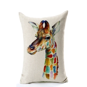 Summer Style Cushion Cover Decorative Throw Pillow For Sofa Car Animal Print Capa De Almofadas 
Summer Style Cushion Cover Decorative Throw Pillow For Sofa Car Animal Print Capa De Almofadas