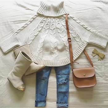 Baby Girls Sweaters Cape Children Cotton Sweater Coats Princess Turtleneck Cloak 2018 New Arrival Christmas Clothes Cardigan
Baby Girls Sweaters Cape Children Cotton Sweater Coats Princess Turtleneck Cloak 2018 New Arrival Christmas Clothes Cardigan