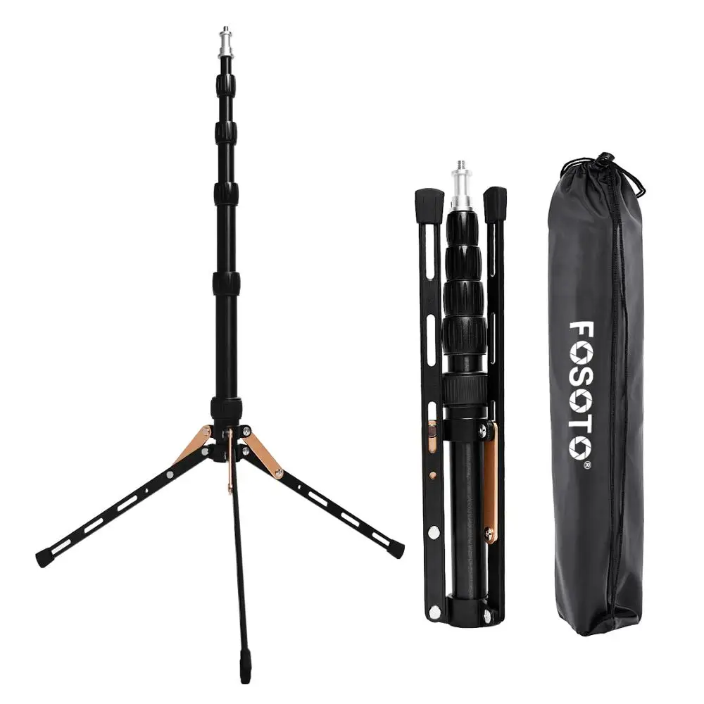 FOSOTO FT-140 Portable Led Light Tripod Stand For Camera Phone Photographic Lighting Flash Umbrellas Reflector Photo Studio
FOSOTO FT-140 Portable Led Light Tripod Stand For Camera Phone Photographic Lighting Flash Umbrellas Reflector Photo Studio
