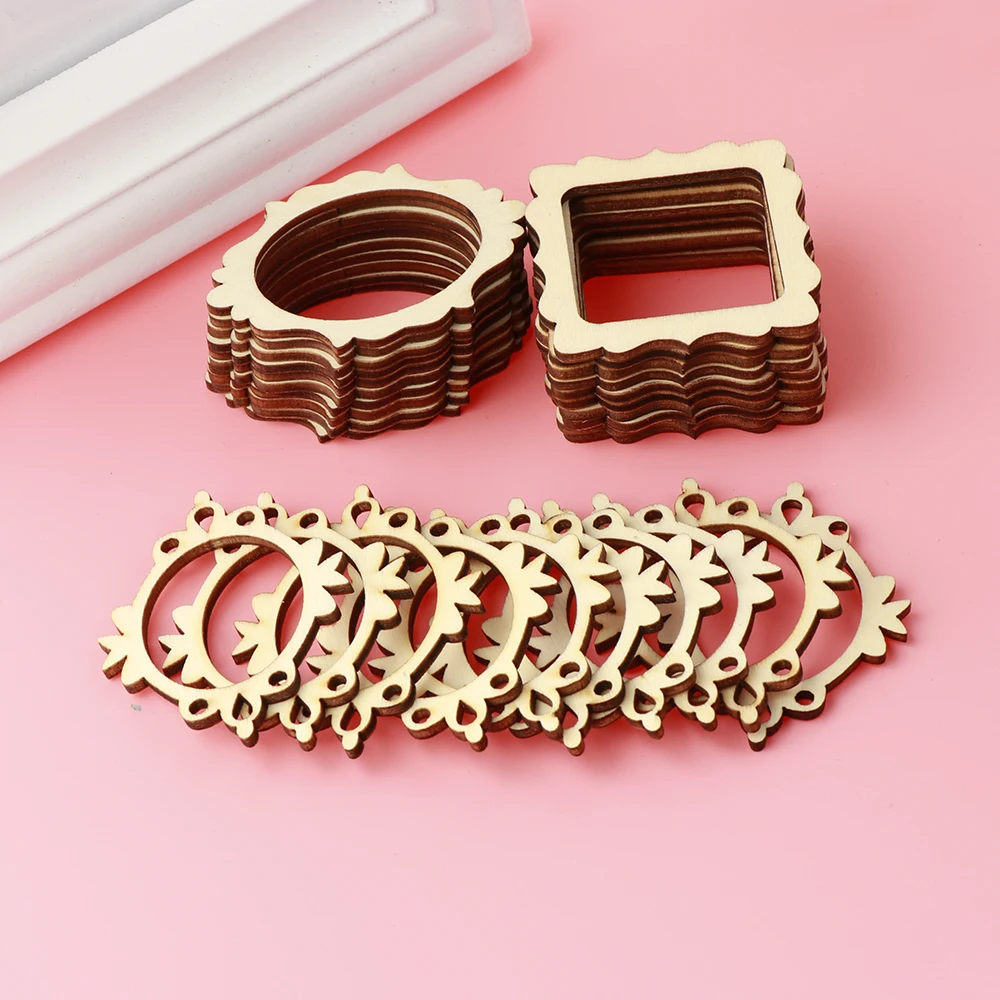 30PCS/Set Unfinished Frame Carved Wooden Ornaments Embellishment For Scrapbooking Wall Tree Wood DIY Crafts Card Decor 3 Types
30PCS/Set Unfinished Frame Carved Wooden Ornaments Embellishment For Scrapbooking Wall Tree Wood DIY Crafts Card Decor 3 Types