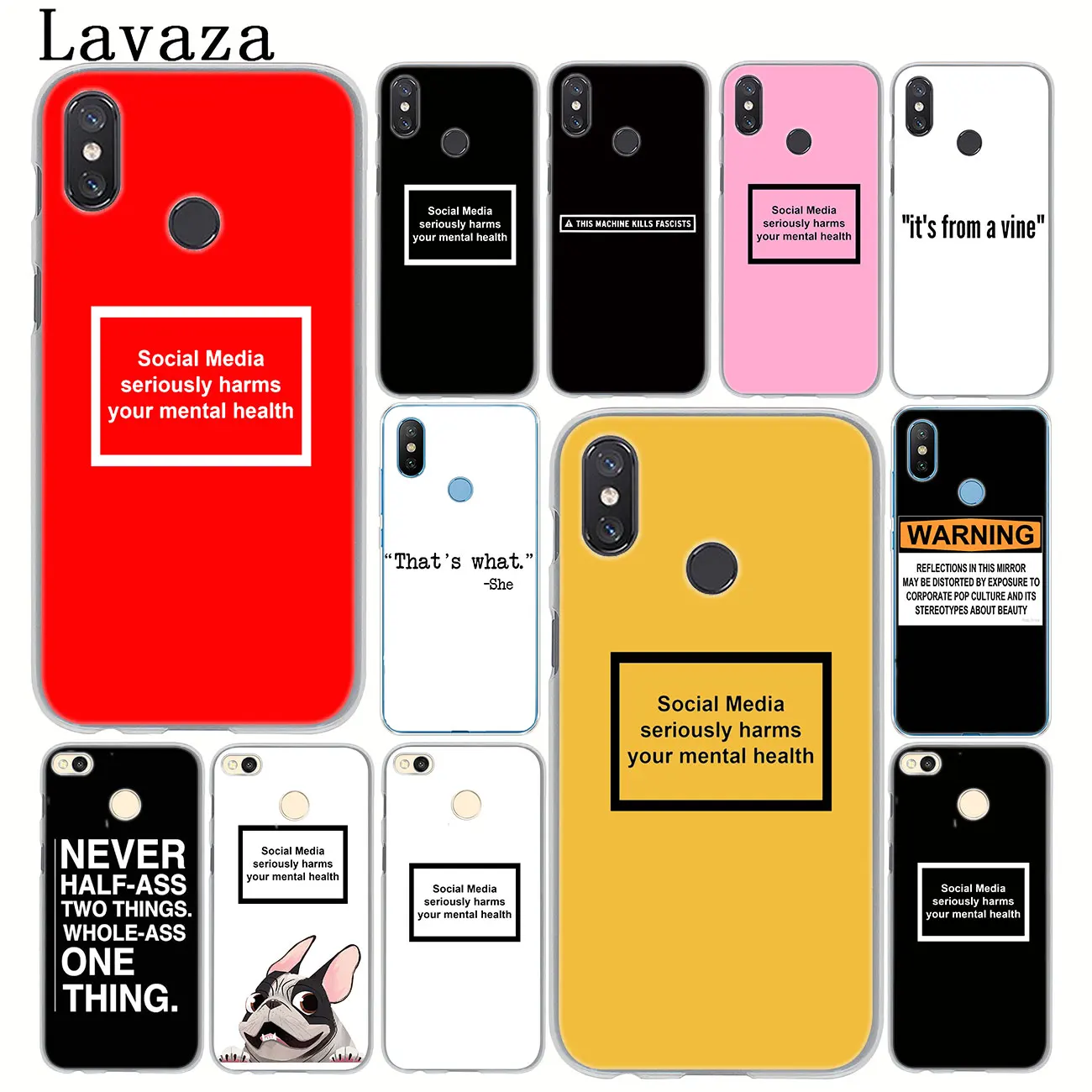 Social Media seriously harms your mental health Case for Xiaomi MI 9 9T A3 Pro CC9 CC9E 8 SE A2 Lite A1 pocophone f1 6X 5X MAX 3
Social Media seriously harms your mental health Case for Xiaomi MI 9 9T A3 Pro CC9 CC9E 8 SE A2 Lite A1 pocophone f1 6X 5X MAX 3