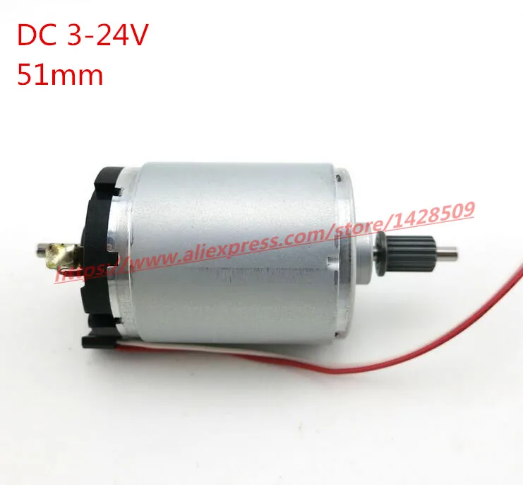hight quanlity 545 metal DC Motor 3-24v Large Torque Motor ow-noise motor DIY Handheld Electric Tools
hight quanlity 545 metal DC Motor 3-24v Large Torque Motor ow-noise motor DIY Handheld Electric Tools