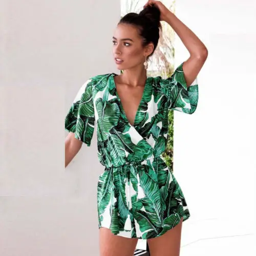 Women Summer Beach Jumpsuit Clubwear Bodycon Playsuit Romper Short Pants Trouser
Women Summer Beach Jumpsuit Clubwear Bodycon Playsuit Romper Short Pants Trouser
