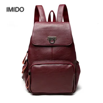 IMIDO 2019 Female Backpack Women Bags Leather Sheepskin Backbag Casual Girls School Shoulder Backpacks mochila feminina SLD065
IMIDO 2019 Female Backpack Women Bags Leather Sheepskin Backbag Casual Girls School Shoulder Backpacks mochila feminina SLD065