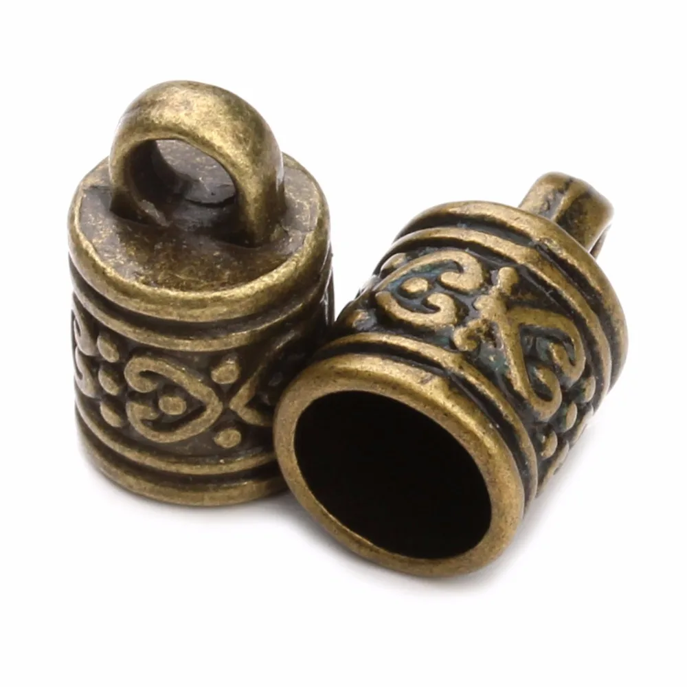 10pcs/lot Hole Size 7.5mm Copper Leather Cord End Caps Connectors Antique Bronze/Silver Color For Bracelet DIY Jewelry Making
10pcs/lot Hole Size 7.5mm Copper Leather Cord End Caps Connectors Antique Bronze/Silver Color For Bracelet DIY Jewelry Making