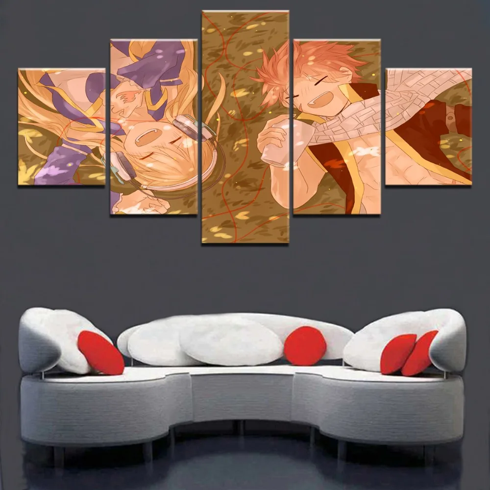 Natsu And Lucy Heartfilia HD Print Painting Fairy Tail Anime 5 Piece Modern Home Decor Painting Canvas Wall Art Living Room
Natsu And Lucy Heartfilia HD Print Painting Fairy Tail Anime 5 Piece Modern Home Decor Painting Canvas Wall Art Living Room