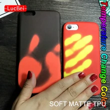 Temperature Discoloration Phone Case For iPhone 7 Case X 8 6 6S Plus Soft Discoloration Thermal Sensor Cases iPhone Back Cover
Temperature Discoloration Phone Case For iPhone 7 Case X 8 6 6S Plus Soft Discoloration Thermal Sensor Cases iPhone Back Cover