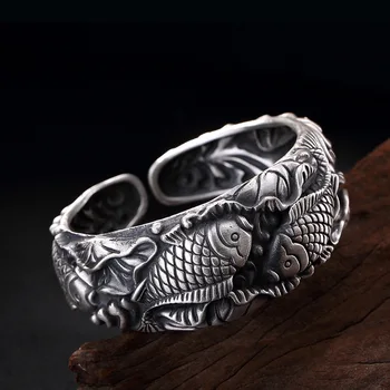 2018 Armbanden Voor Vrouwen Yinshiji Retro 925 Sterling Bangles For Women Double Fishes Vintage Jewelry Female Handmade Opening
2018 Armbanden Voor Vrouwen Yinshiji Retro 925 Sterling Bangles For Women Double Fishes Vintage Jewelry Female Handmade Opening