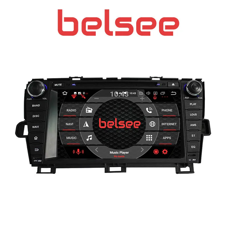 Автомагнитола Belsee 4 Гб GPS Android 8 0 DVD радио мультимедийный плеер головное устройство