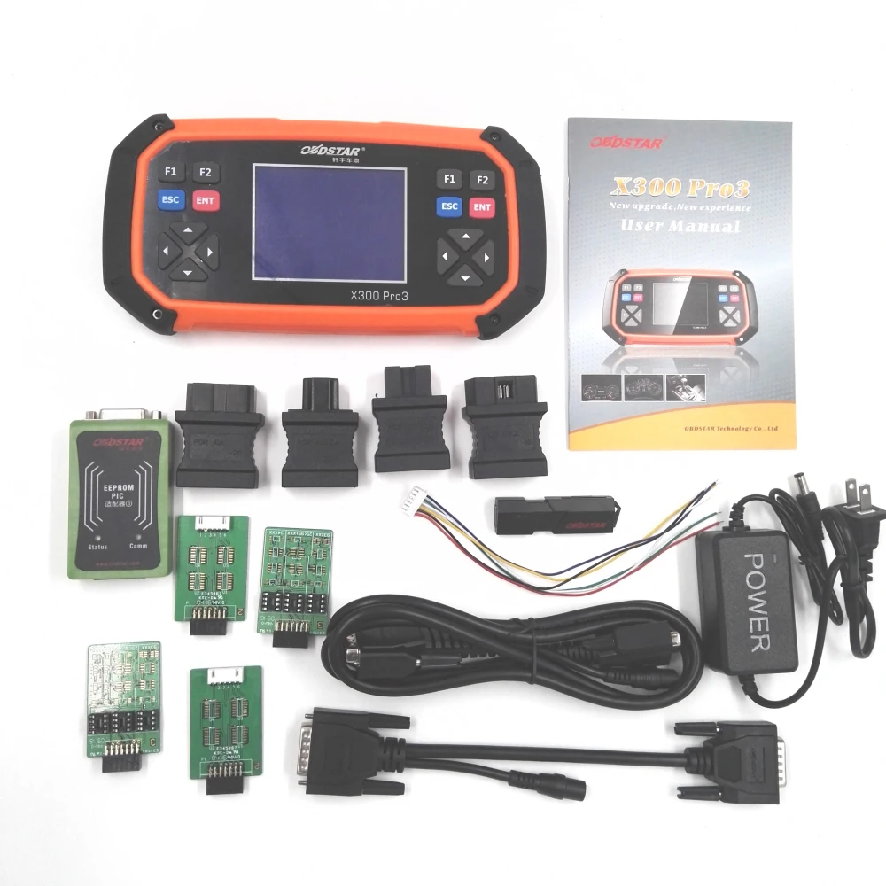 OBDSTAR X300 PRO3 Key Master with Immobiliser + Odometer Adjustment +EEPROM/PIC+OBDII Auto Key Programmer
OBDSTAR X300 PRO3 Key Master with Immobiliser + Odometer Adjustment +EEPROM/PIC+OBDII Auto Key Programmer