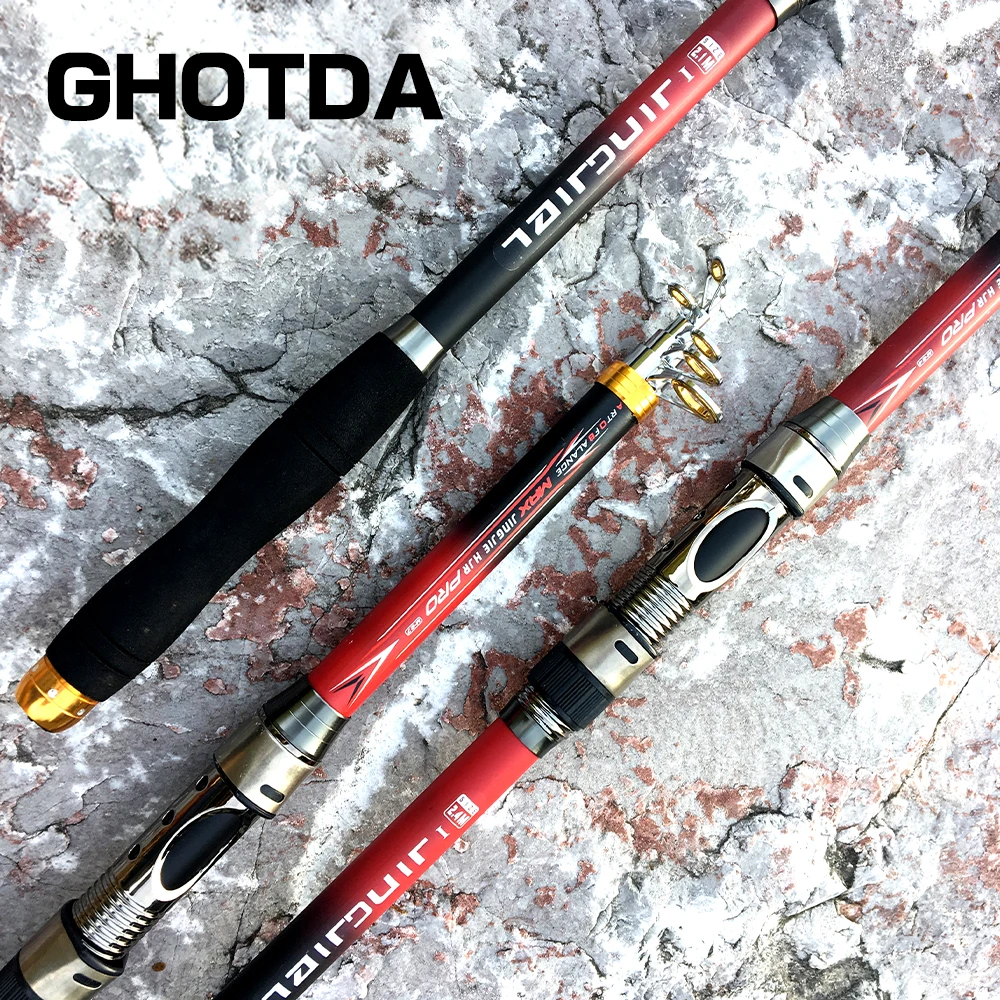 Super Hard Telescopic Fishing Rod 99% Carbon Fiber 2.1-3.6M Carbon Spinning Pole Sea Fishing Stick Metal Ring
Super Hard Telescopic Fishing Rod 99% Carbon Fiber 2.1-3.6M Carbon Spinning Pole Sea Fishing Stick Metal Ring