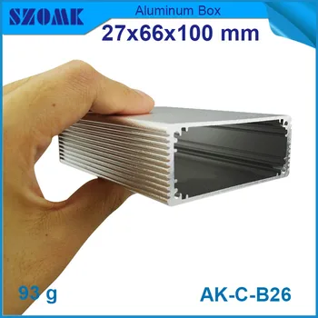 20 pieces a lot, powder coating aluminium junction case for electronics with customized 27x66x100mm
20 pieces a lot, powder coating aluminium junction case for electronics with customized 27x66x100mm
