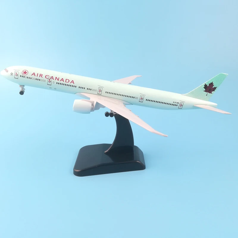 AIR CANADA Airlines Boeing 777 20cm Alloy Metal Plane Model Airplane Model w Stand Aircraft pulley landing gear Collect gifts
AIR CANADA Airlines Boeing 777 20cm Alloy Metal Plane Model Airplane Model w Stand Aircraft pulley landing gear Collect gifts