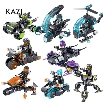 8 units a lot KAZI Science Fiction Future City Policemen Action Figure Building Blocks Compatible Bricks Toys Set 6601
8 units a lot KAZI Science Fiction Future City Policemen Action Figure Building Blocks Compatible Bricks Toys Set 6601