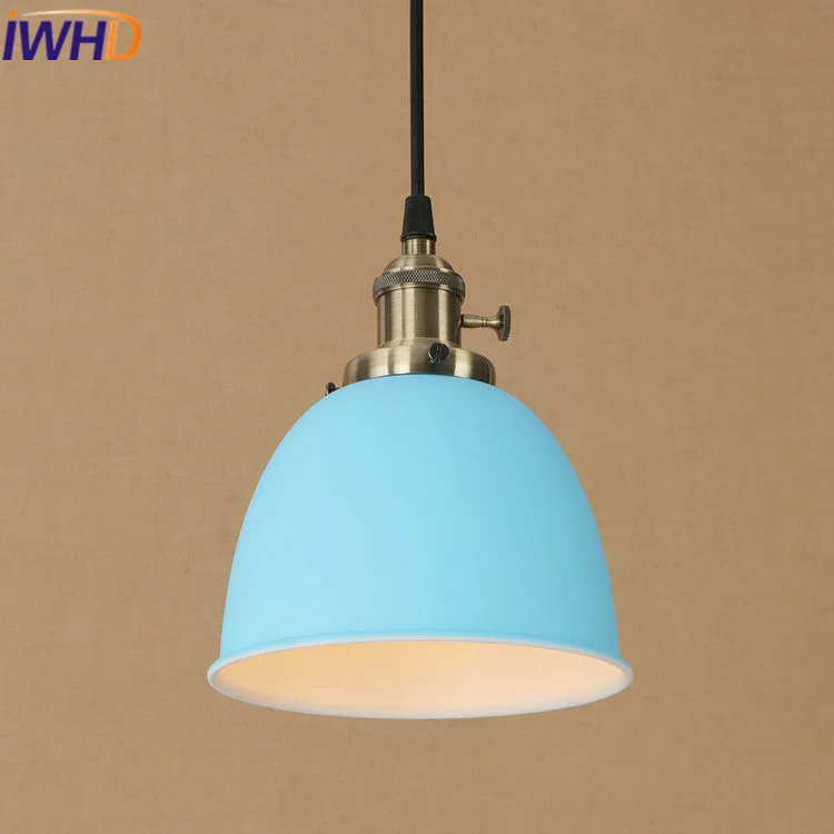 IWHD Iron Lamparas Loft Industrial Vintage Pendant Lights LED Color Bedroom Pendant Lamps Home Lighting Fixtures Design Lamp 
IWHD Iron Lamparas Loft Industrial Vintage Pendant Lights LED Color Bedroom Pendant Lamps Home Lighting Fixtures Design Lamp