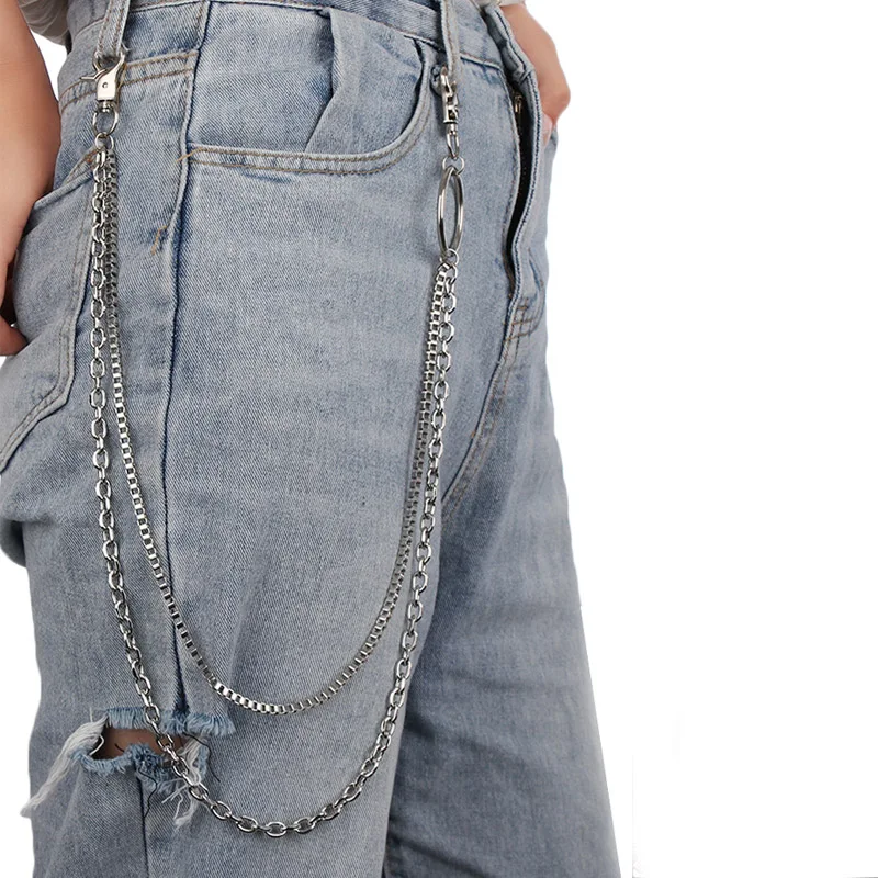 BLA Metal Trousers Pant chain Rock Punk Wallet Belt Jeans Keychain Silver Ring Clip Keyring HipHop Key Chain Trendy Jewelry Z10
BLA Metal Trousers Pant chain Rock Punk Wallet Belt Jeans Keychain Silver Ring Clip Keyring HipHop Key Chain Trendy Jewelry Z10