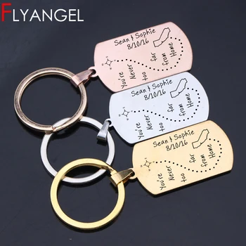 Personalized Name And Data Key Chain Stamped You Never To Far From Home Distance Love Key Holder Bag Charm Distance Keyring Gift
Personalized Name And Data Key Chain Stamped You Never To Far From Home Distance Love Key Holder Bag Charm Distance Keyring Gift