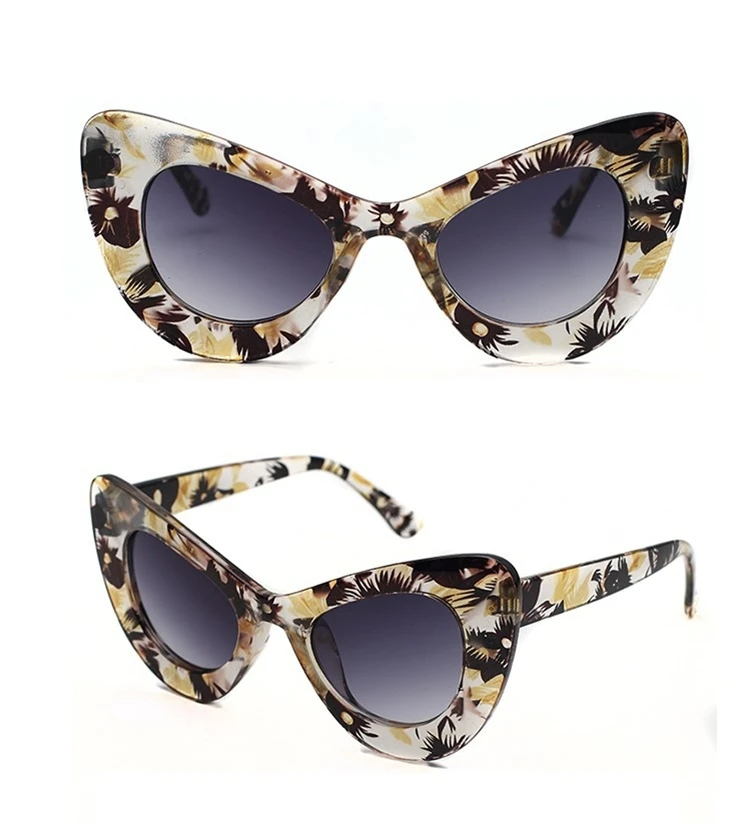 2018 Cat Eye Sunglasses Women Brand Designer Ladies Sun glasses Vintage Sexy Eyewear Shades Sunglasses For Women Sun Glasses (6)