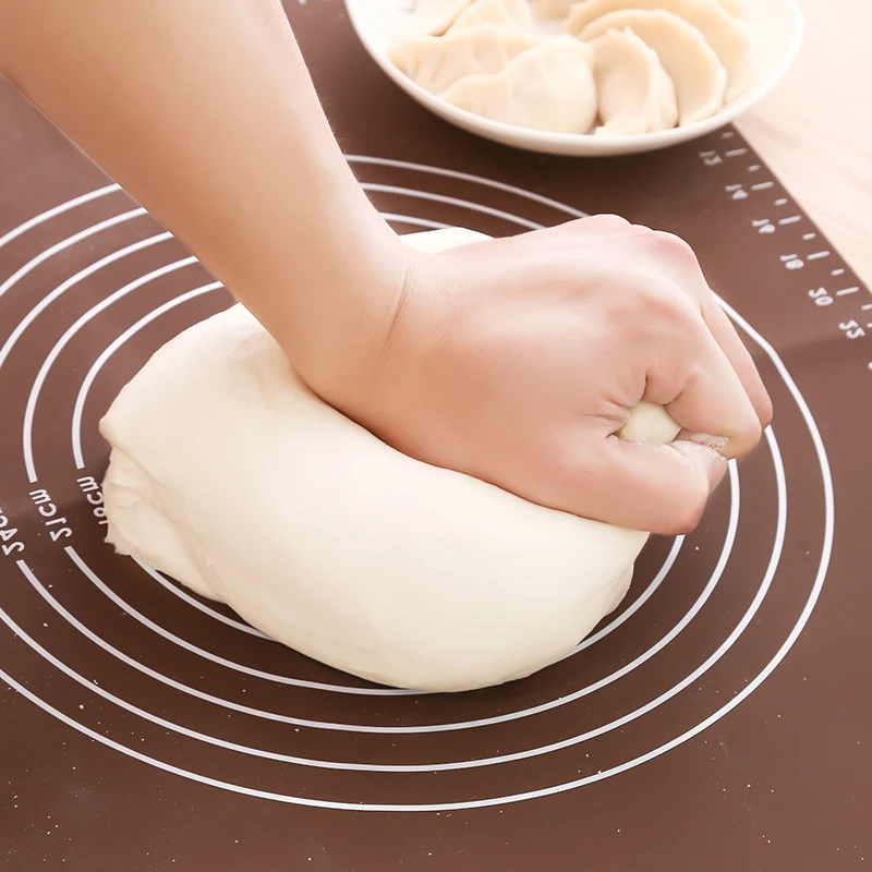 Hot Sell 50*40cm Silicone Mat Baking Cake Dough Fondant Rolling Kneading Mat Baking Mat With Scale Cooking Plate Kitchen Tools
Hot Sell 50*40cm Silicone Mat Baking Cake Dough Fondant Rolling Kneading Mat Baking Mat With Scale Cooking Plate Kitchen Tools