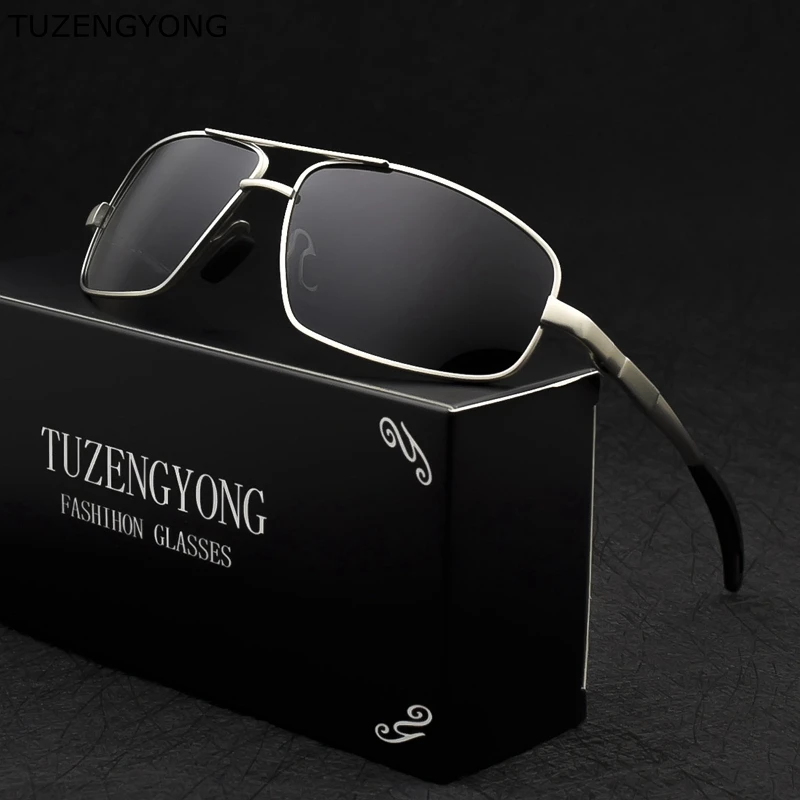 TUZENGYONG Brand Design Men's Polarized Sunglasses Aluminum Sun Glasses Driving For Men Vintage Eyewear Accessory Oculos de sol
TUZENGYONG Brand Design Men's Polarized Sunglasses Aluminum Sun Glasses Driving For Men Vintage Eyewear Accessory Oculos de sol