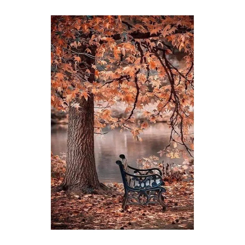 Diamond painting maple leaf diamond embroidery landscape bench cross stitch autumn DIY mosaic painting full diamond square LK1
Diamond painting maple leaf diamond embroidery landscape bench cross stitch autumn DIY mosaic painting full diamond square LK1