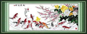 Fortunes in flourishing ages cotton cross stitch kit 14ctwhite 11ct printed embroidery DIY handmade needle work wall home decor 
Fortunes in flourishing ages cotton cross stitch kit 14ctwhite 11ct printed embroidery DIY handmade needle work wall home decor