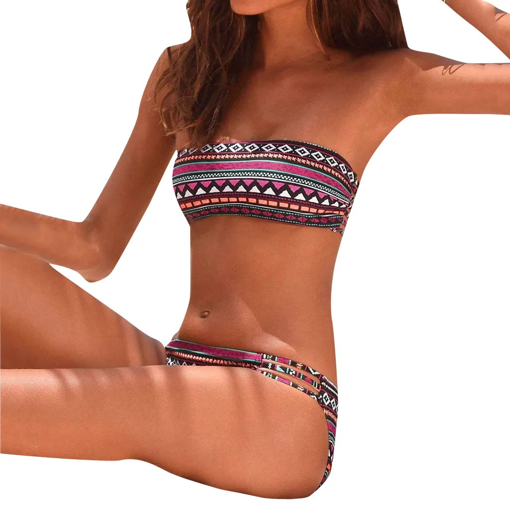 CHAMSGEND new Bikini Swimwear Women Floral Print Bikini Set Swimming Swimwear bikini 2019 Beach Suit sexy swimsuit biquini girls
CHAMSGEND new Bikini Swimwear Women Floral Print Bikini Set Swimming Swimwear bikini 2019 Beach Suit sexy swimsuit biquini girls