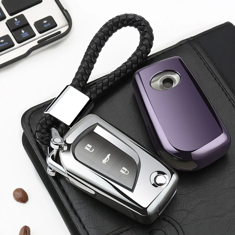 For Toyota Corolla RAV4 Camry Prado highlander MARK X car key case cover keychain ring interior car-styling accessories
For Toyota Corolla RAV4 Camry Prado highlander MARK X car key case cover keychain ring interior car-styling accessories