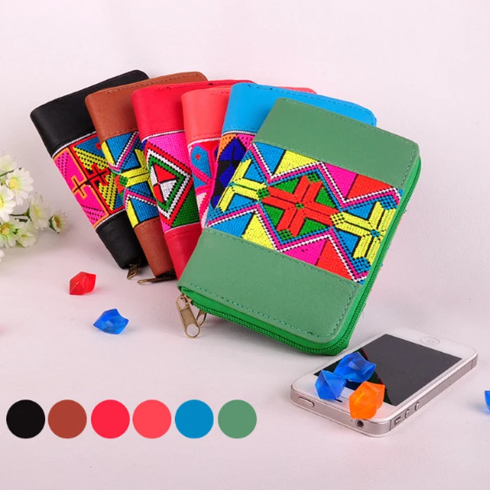 2018 New Flower Embroidered leather Wallet phone card coin Purse Handmade Ethnic floral Embroidery short handbag for girl gift
2018 New Flower Embroidered leather Wallet phone card coin Purse Handmade Ethnic floral Embroidery short handbag for girl gift