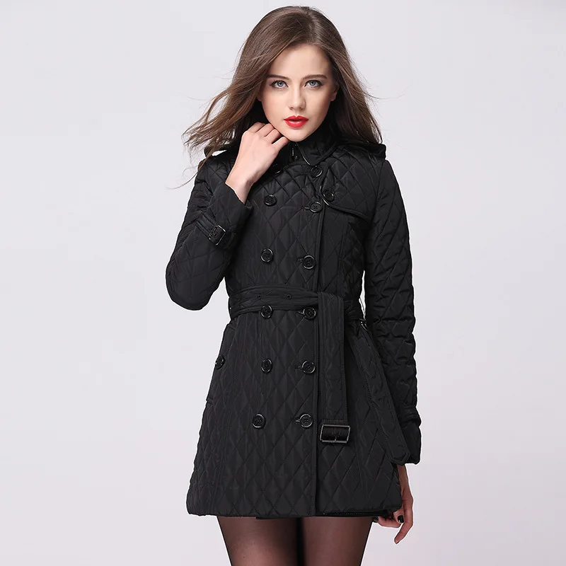BURDULLY 2017 High Quality Diamond Plaid Double Slim Coat fall Winter Jacket Women Elegan Outerwear femme parka mujer invierno
BURDULLY 2017 High Quality Diamond Plaid Double Slim Coat fall Winter Jacket Women Elegan Outerwear femme parka mujer invierno