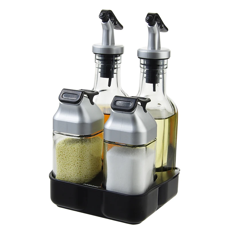5PCS Glass spice jar set home kitchen oil pot seasoning salt sugar Storage bottle soy sauce vinegar tank Containers LX2281057 mx
5PCS Glass spice jar set home kitchen oil pot seasoning salt sugar Storage bottle soy sauce vinegar tank Containers LX2281057 mx