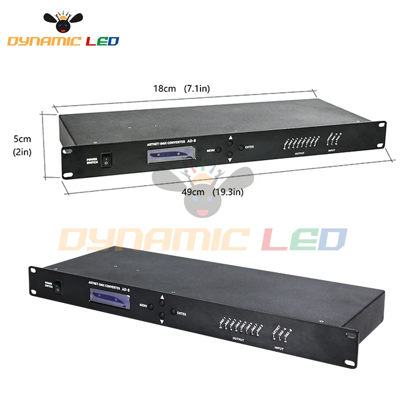 1pc Artnet Dmx Controller 8 Port Converter Output 8x512 4096 Channels For Satge Dj Light Control
1pc Artnet Dmx Controller 8 Port Converter Output 8x512 4096 Channels For Satge Dj Light Control