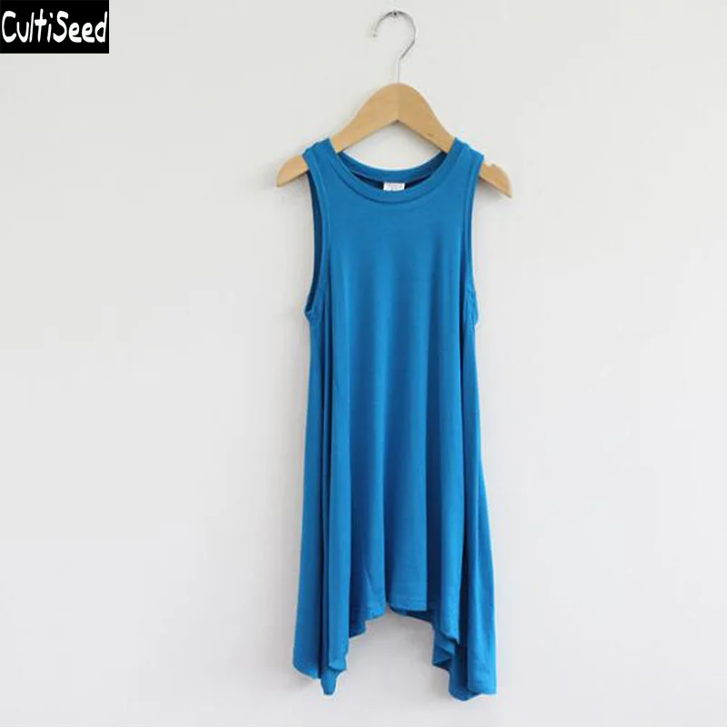 Cultiseed Girls Summer Dress 2019 Child Cotton Solid Color Dress Kids Sleeveless Vest Dress Teenager Girls Holiday Beach Dresses
Cultiseed Girls Summer Dress 2019 Child Cotton Solid Color Dress Kids Sleeveless Vest Dress Teenager Girls Holiday Beach Dresses